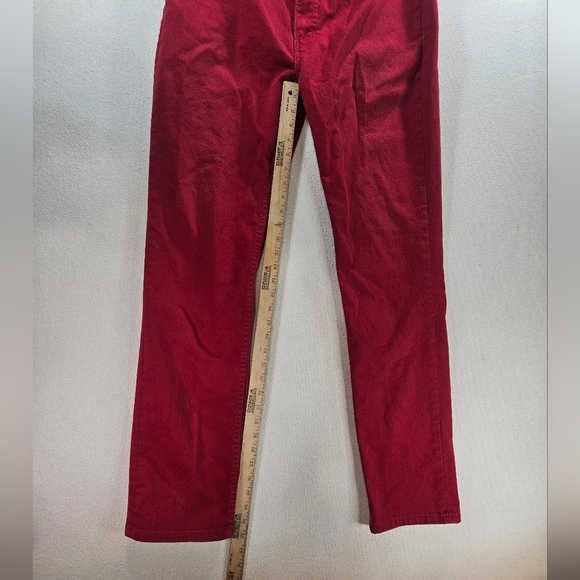 Levi’s 511 Slim 36x34 Red Stretch Jeans - Picture 6 of 7
